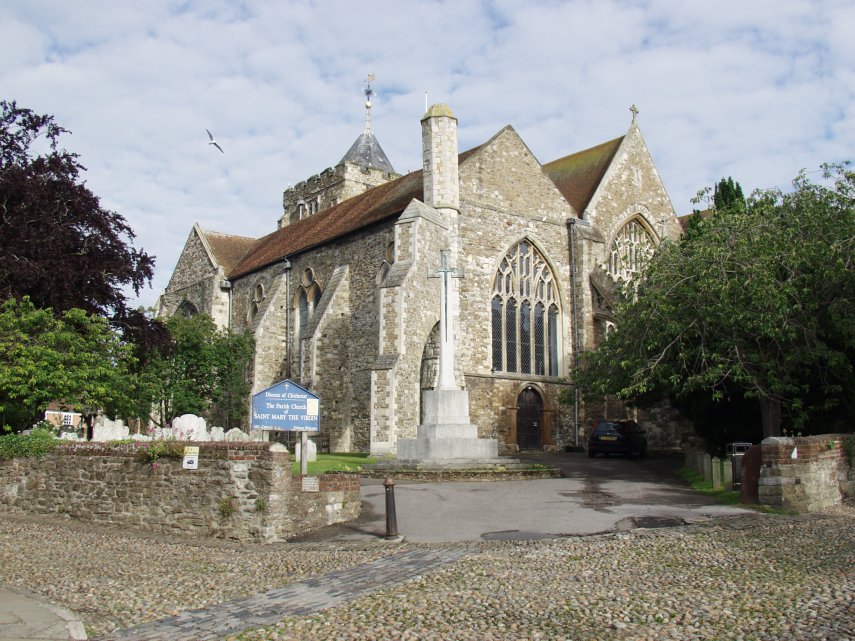 View of St. Mary's Church, Rye, Sussex, England