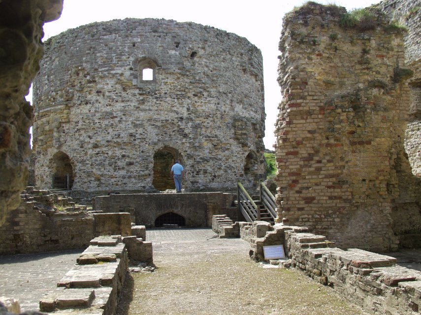 The Keep, Camber Castle, Rye, Sussex, England, Great Britain