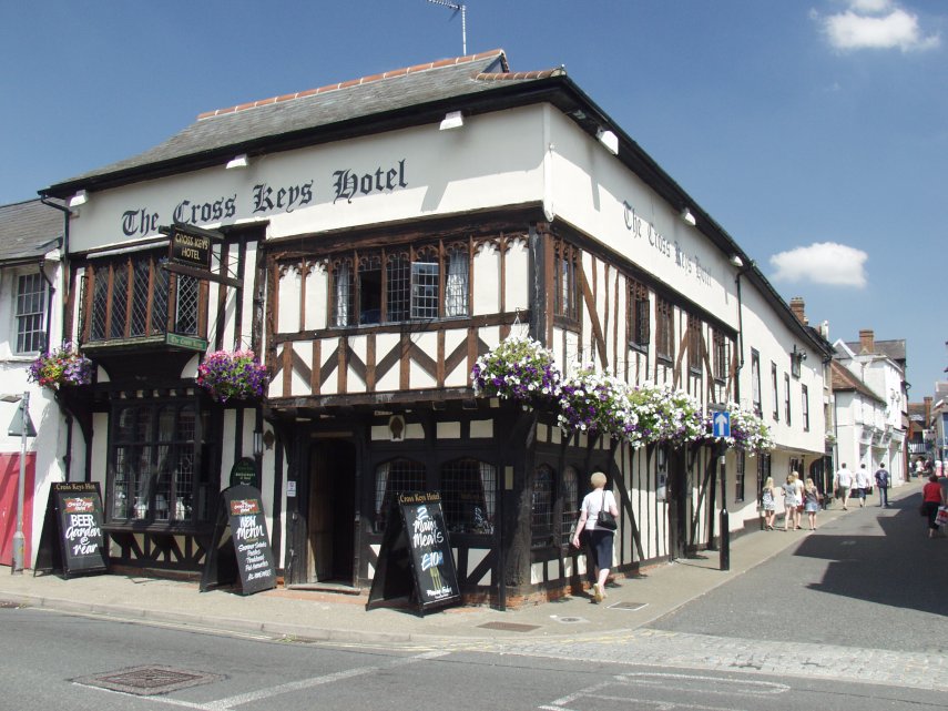 The Cross Keys Hotel, Saffron Walden, Essex, England, Great Britain