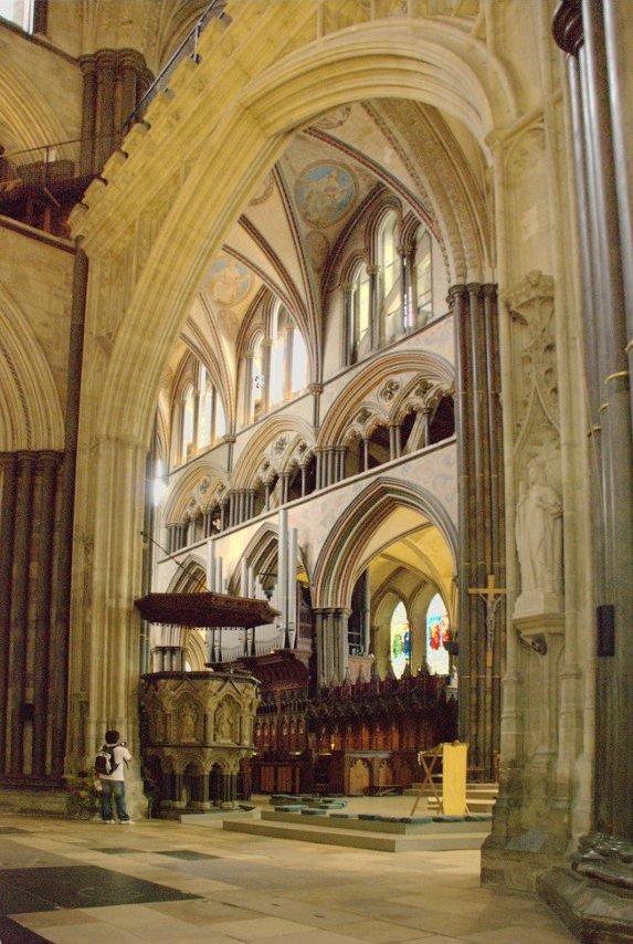 The Quire, Salisbury Cathedral, Salisbury, Wiltshire, England, Great Britain
