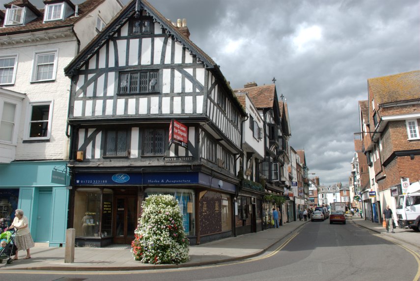 Minster Street, Salisbury, Wiltshire, England, Great Britain