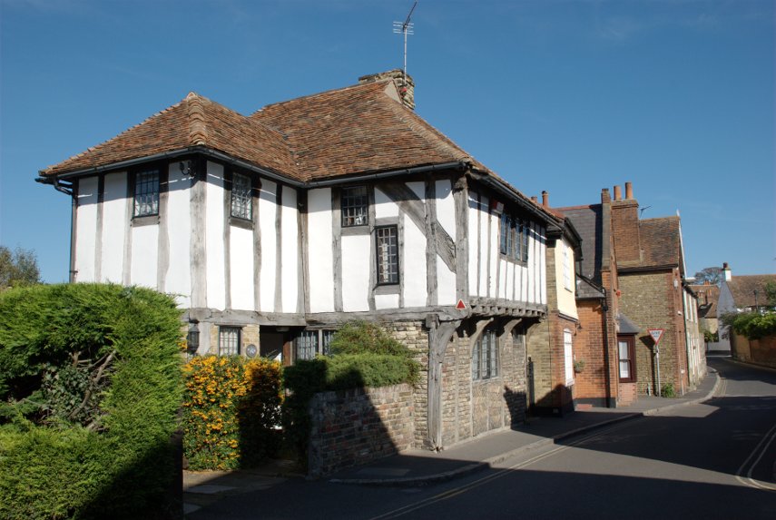 A Timber-Framed House, Sandwich, Kent, England, Great Britain