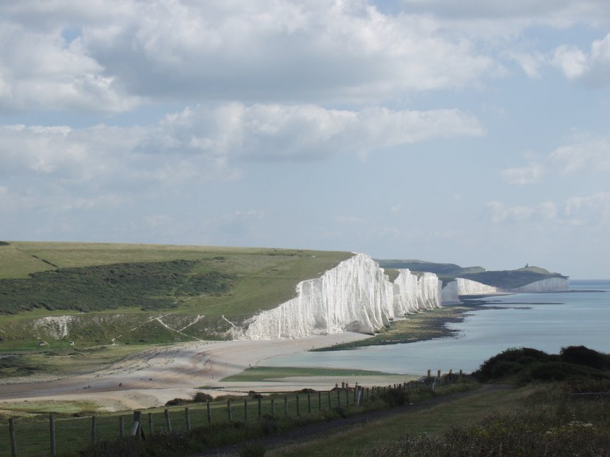 The Seven Sisters cliffs, Sussex, England, Great Britain