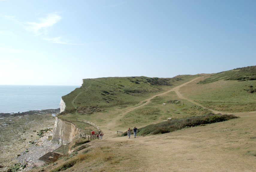 On Seaford Head, Sussex, England, Great Britain