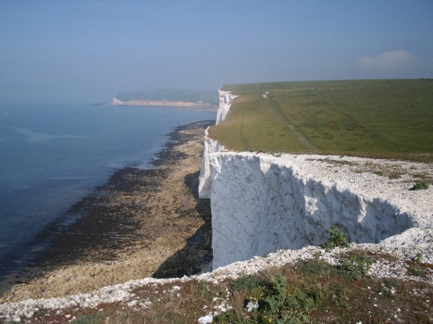 The Seven Sisters Chalk Cliffs, Sussex, England, Great Britain
