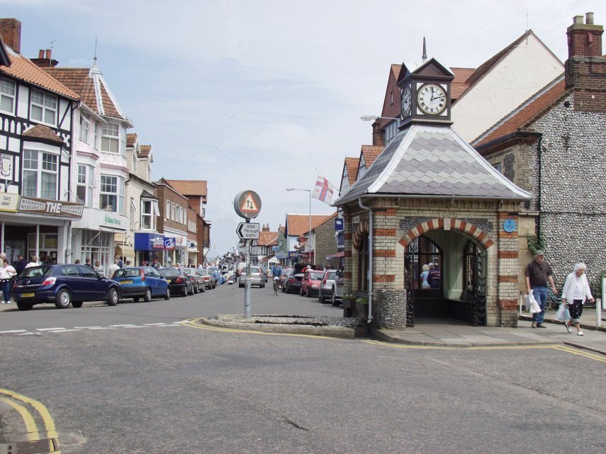 High Street, Sheringham, Norfolk, England, Great Britain