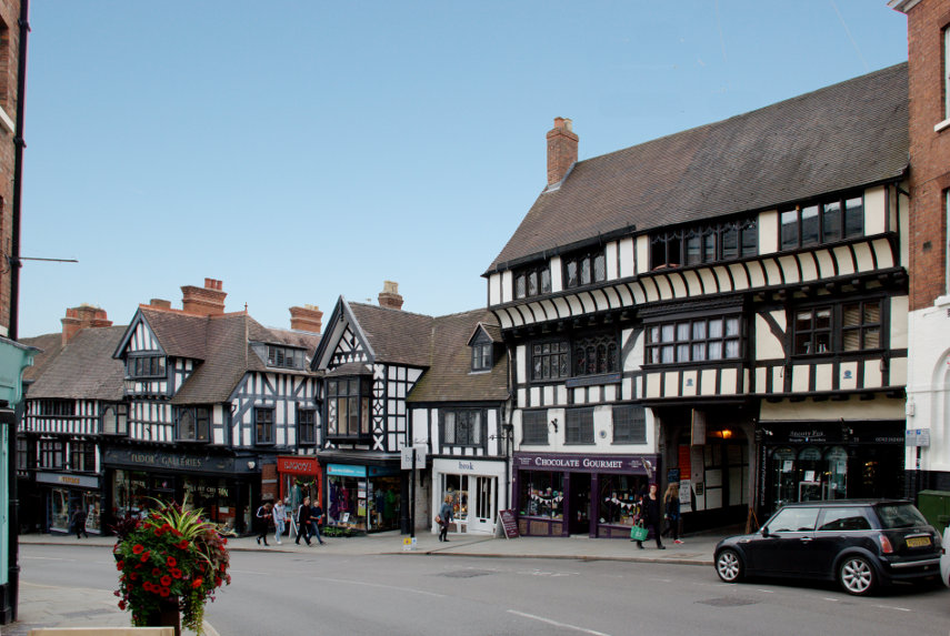 Wyle Cop, Shrewsbury, Shropshire, England, Great Britain