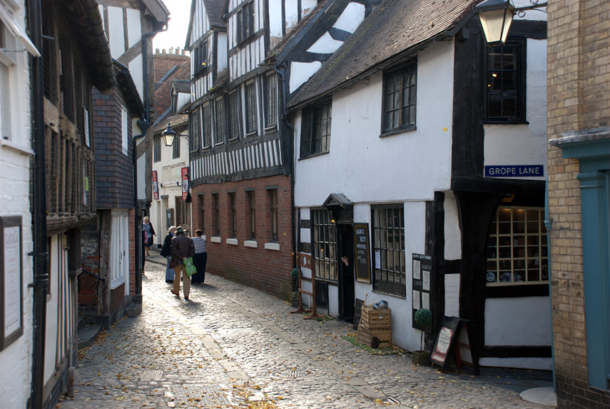 Fish Street, Shrewsbury, Shropshire, England, Great Britain