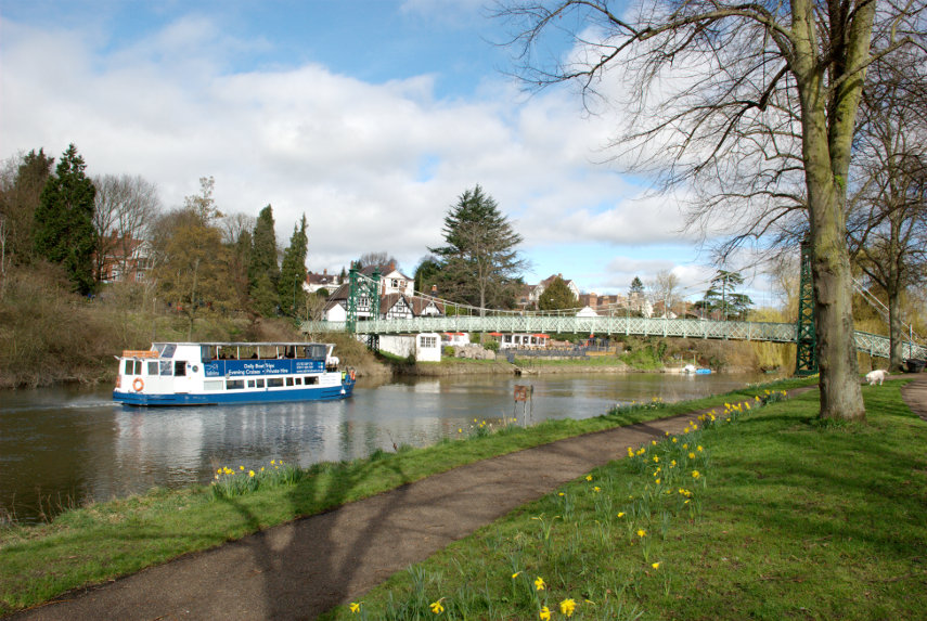 The River Severn, Shrewsbury, Shropshire, England, Great Britain