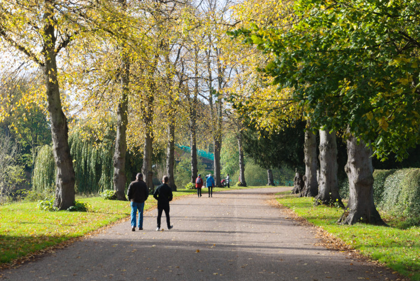 A Riverside Path, Shrewsbury, Shropshire, England, Great Britain