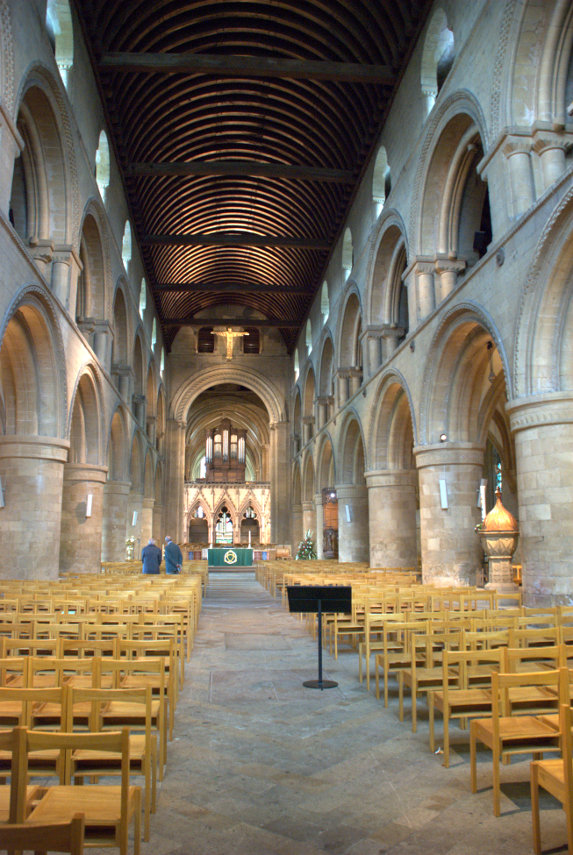 The Nave, Southwell Minster, Southwell, Nottinghamshire, England, Great Britain