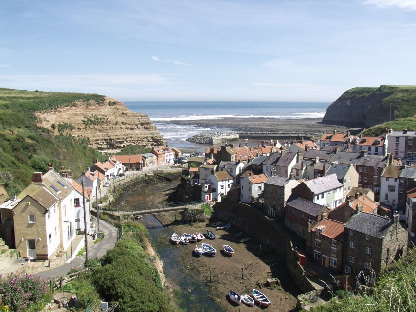 Staithes, Yorkshire, England, Great Britain