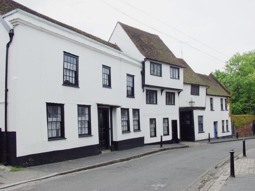 Ancient Houses, St. Albans, Hertfordshire, England, Great Britain