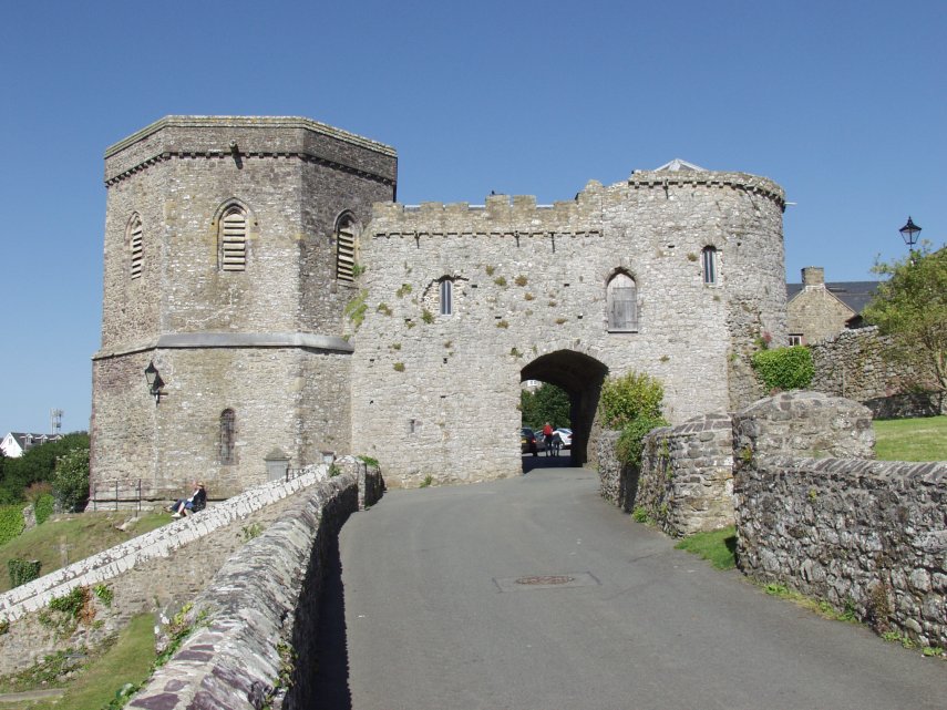 The 14th Century Gatehouse, St. David's, Pembrokeshire, Wales, Great Britain