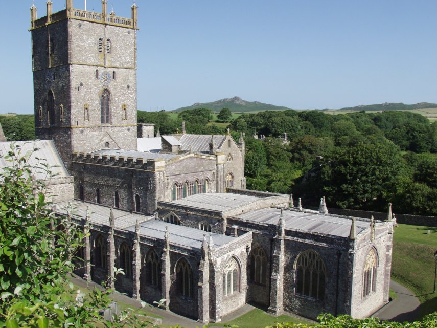 The Lady Chapel and Holy Trinity Chapel, St. David's, Pembrokeshire, Wales, Great Britain