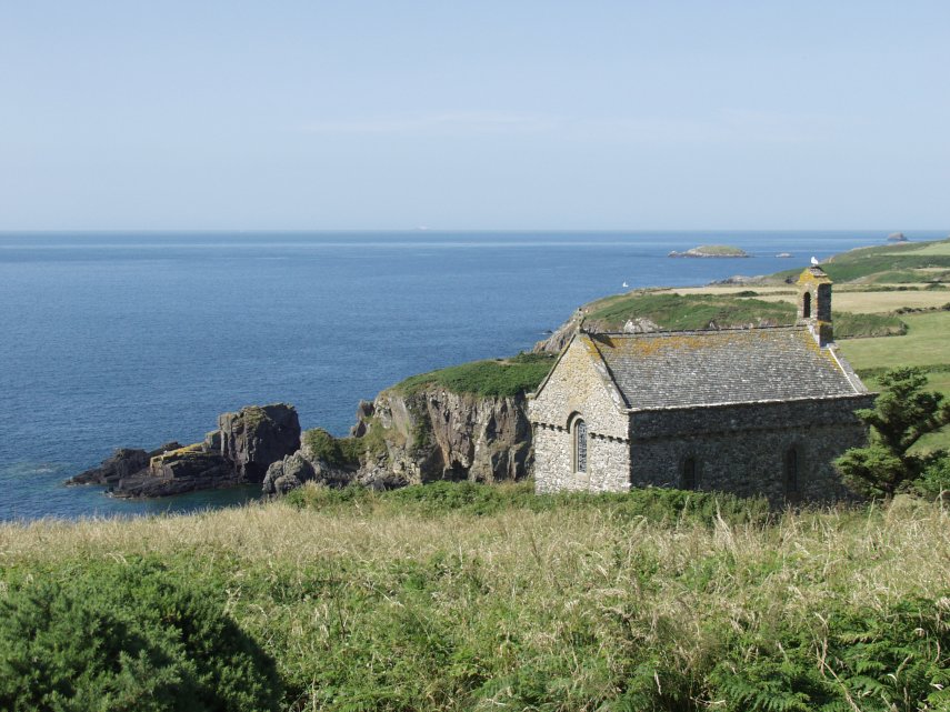 St. Nons Chapel, St. David's, Pembrokeshire, Wales, Great Britain