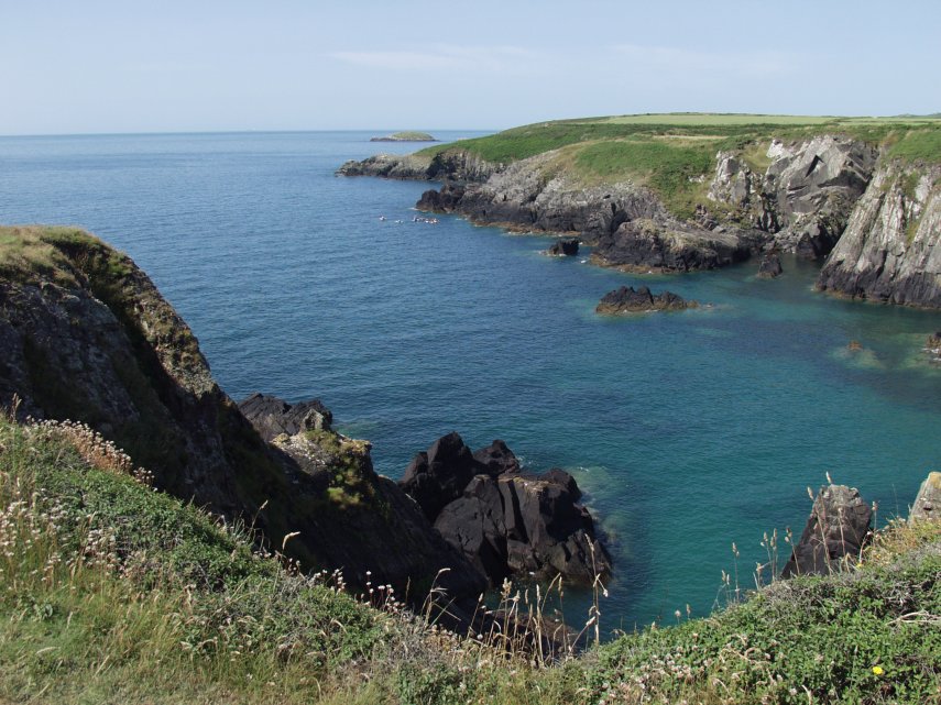 A small bay, St. David's, Pembrokeshire, Wales, Great Britain