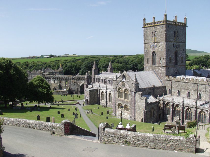St. David's Cathedral, St. David's, Pembrokeshire, Wales, Great Britain
