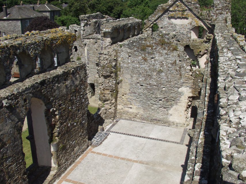 The Bishop's Hall, Bishop's Palace, St. David's, Pembrokeshire, Wales, Great Britain