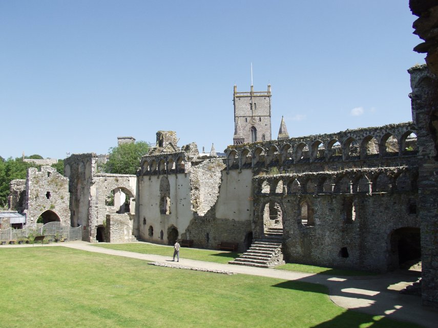 The Bishop's Palace, St. David's, Pembrokeshire, Wales, Great Britain