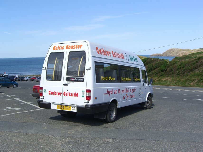 The Celtic Coaster, Whitesands, St. David's, Pembrokeshire, Wales, Great Britain