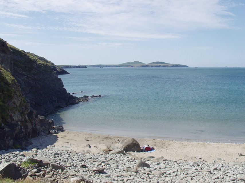 Porthmelgan Bay, St. David's, Pembrokeshire, Wales, Great Britain