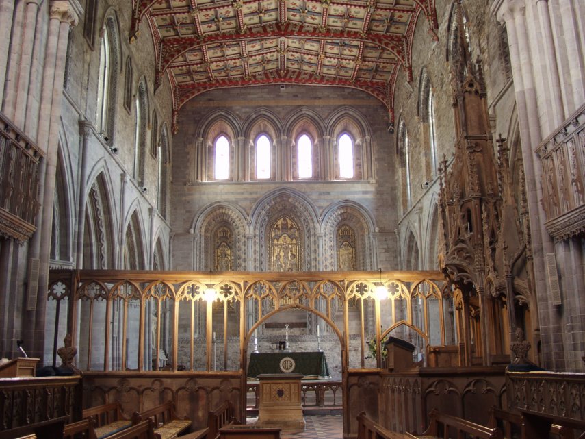 The Presbytery, St. David's Cathedral, St. David's, Pembrokeshire, Wales, Great Britain