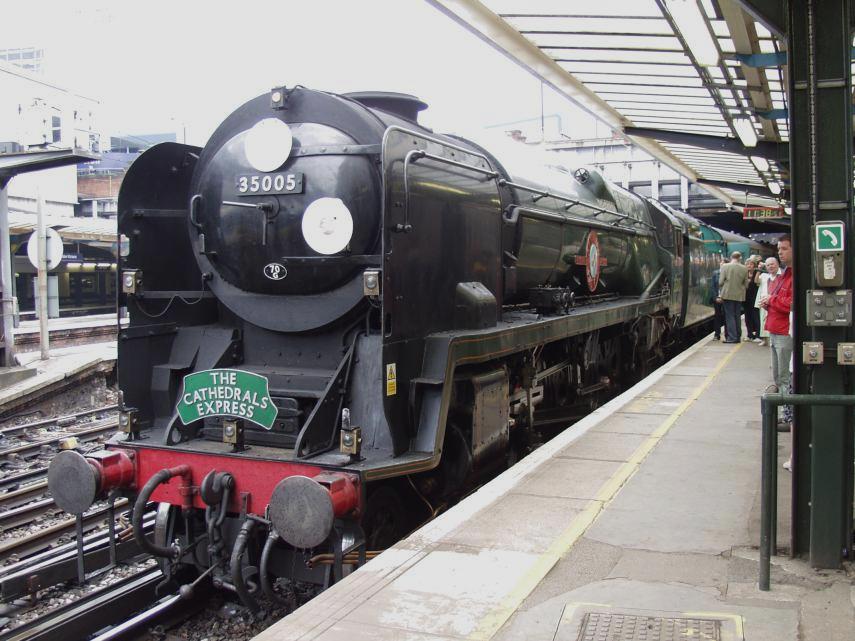 Steam Dreams Cathedrals Express at Victoria Station, London, England