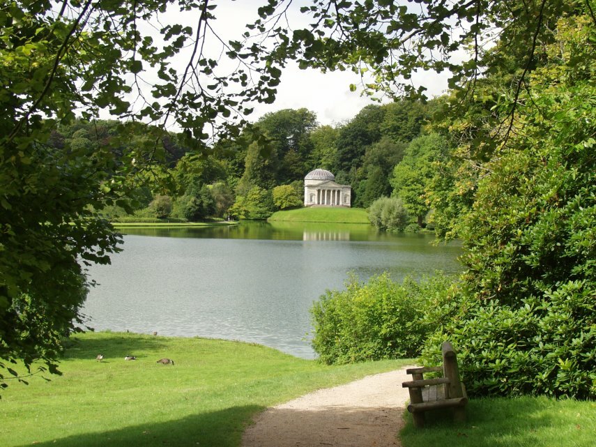 The Pantheon, Stourhead Garden, Stourton, Wiltshire, England, Great Britain