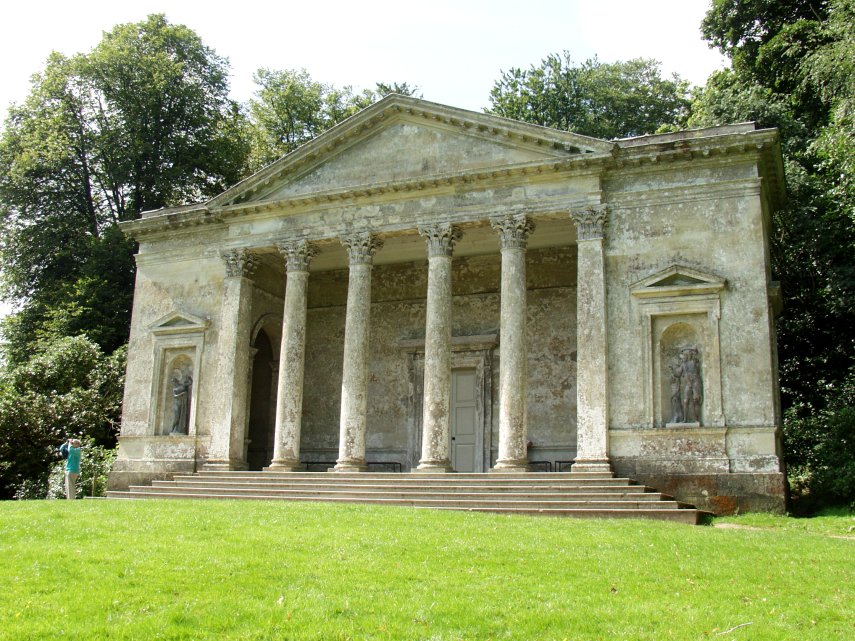 The Pantheon, Stourhead Garden, Stourton, Wiltshire, England, Great Britain