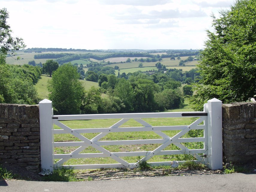 View across the Cotswolds, Stow-on-the-Wold, Gloucestershire, England - Countryside