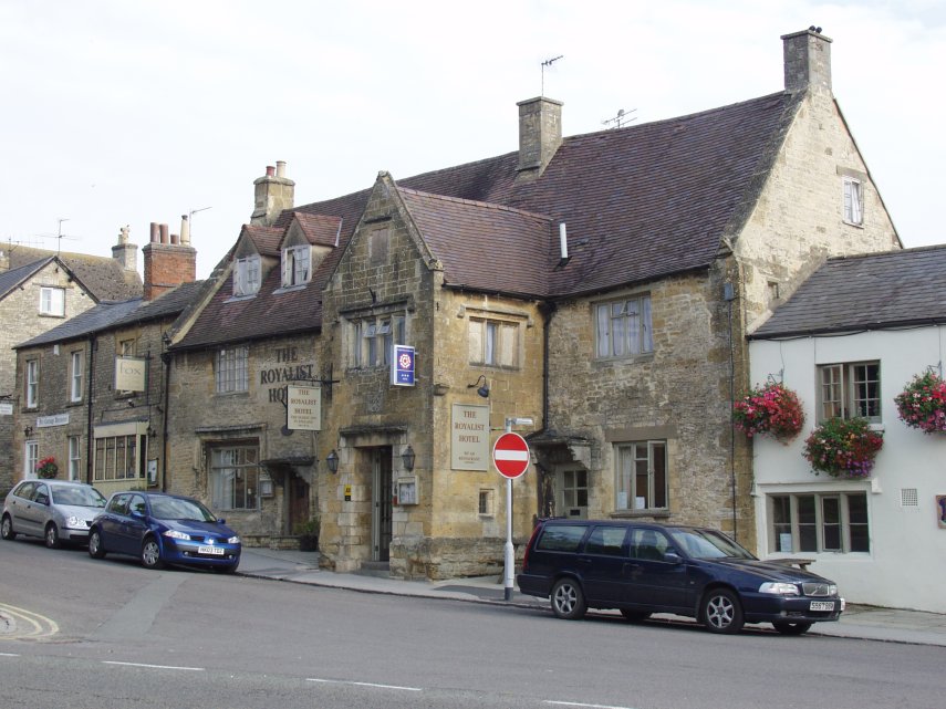 10th century Royalist Hotel, Stow-on-the-Wold, Gloucestershire, England