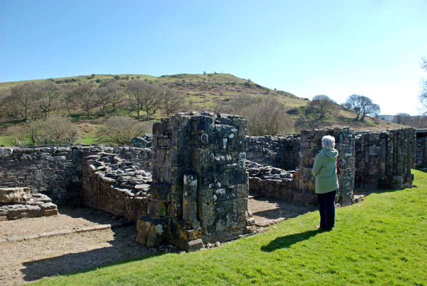 The North Transept Chapels, Strata Florida Abbey, Ceredigion, Wales