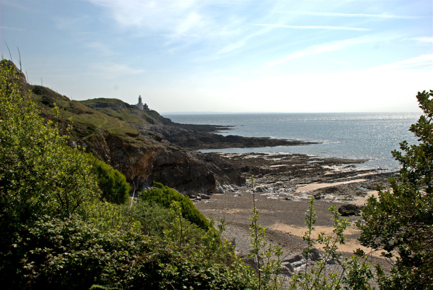 View North-East from Tutt, Mumbles, Swansea, Glamorgan, Wales, Great Britain