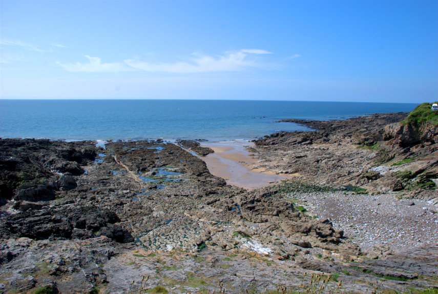 Limeslade Bay, Mumbles, Swansea, Glamorgan, Wales, Great Britain