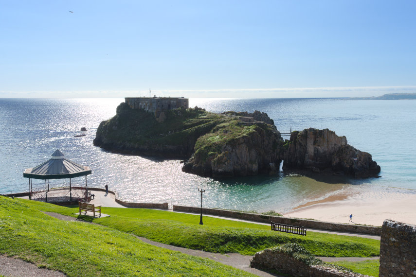 St. Catherine's Island, Tenby, Pembrokeshire, Wales, Great Britain