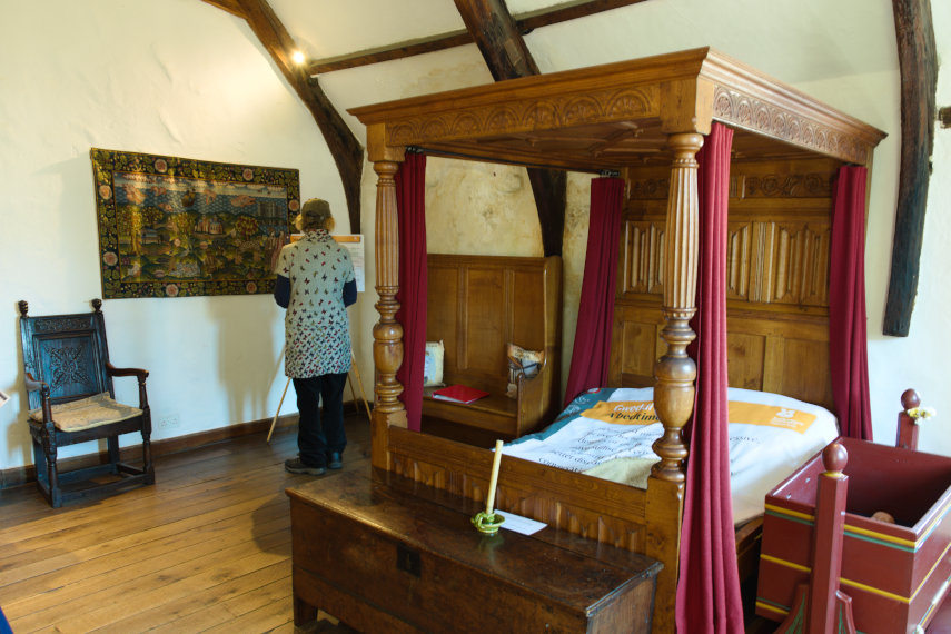 The Bedroom, Tudor Merchants House, Tenby