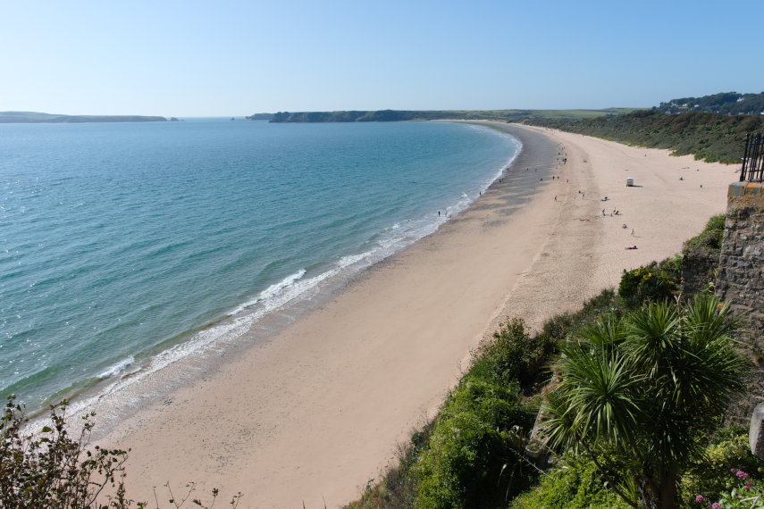 South Beach, Tenby, Pembrokeshire, Wales, Great Britain