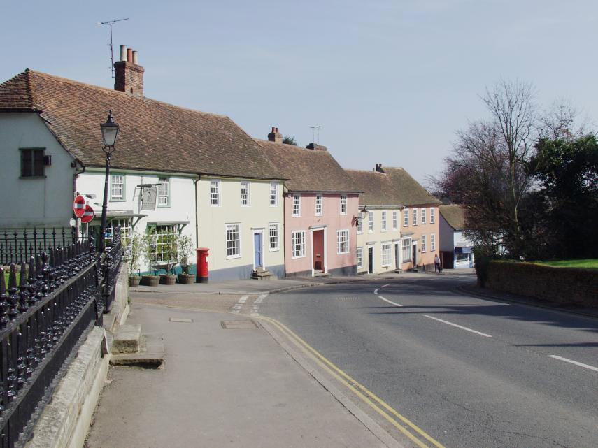 Watling Street, Thaxted, Essex, England, Great Britain