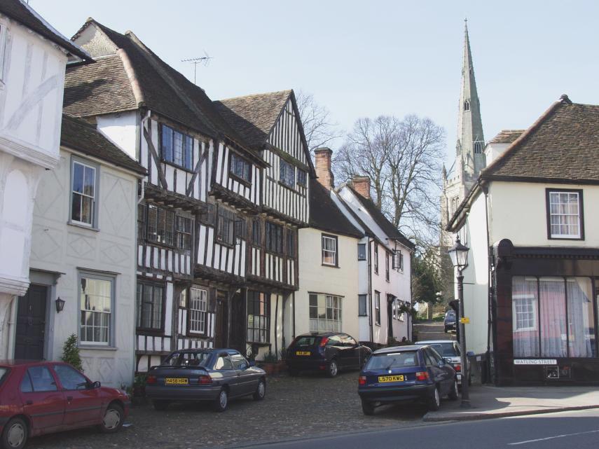 A Timber-Framed House, Thaxted, Essex, England, Great Britain