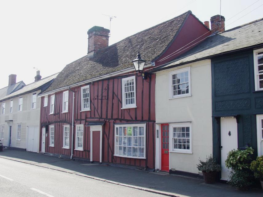 A Timber-Framed House, Newbiggen Street, Thaxted, Essex, England, Great Britain