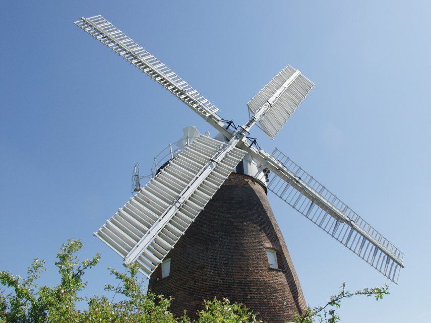 The Sails, John Webb's Windmill, Thaxted, Essex, England, Great Britain