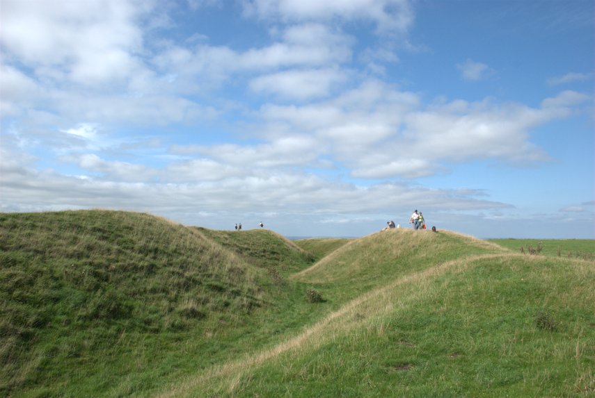 Uffington Castle (Hill Fort), Oxfordshire, England, 
