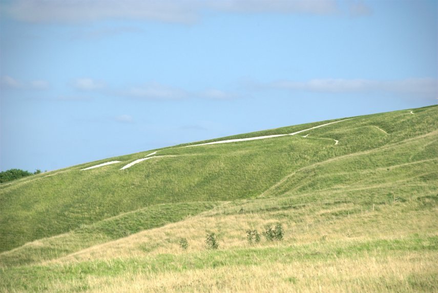 The Uffington White Horse, Uffington, Oxfordshire, England, Great Britain