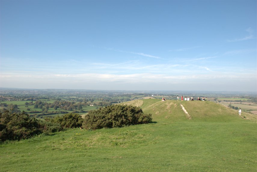 The Top of Cley Hill, Wiltshire, England, Great Britain
