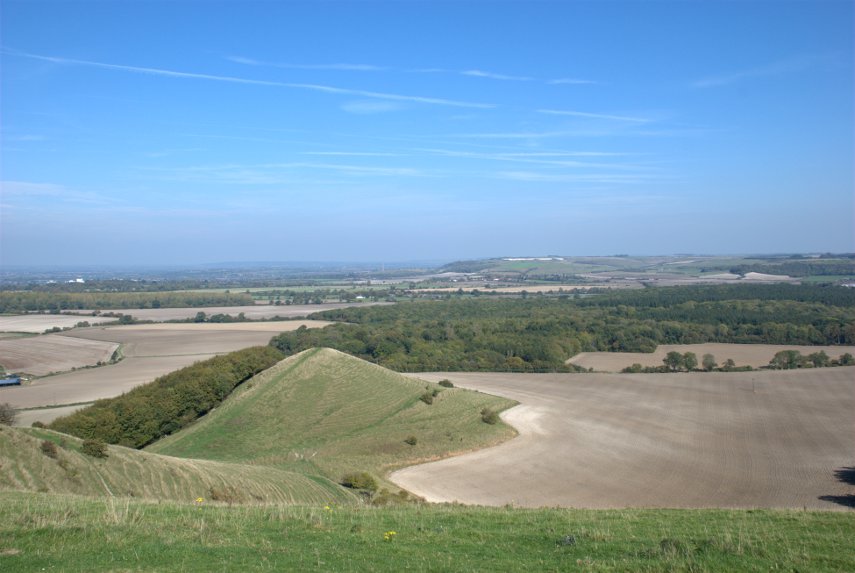 Looking North-East from Cley Hill, Wiltshire, England, Great Britain