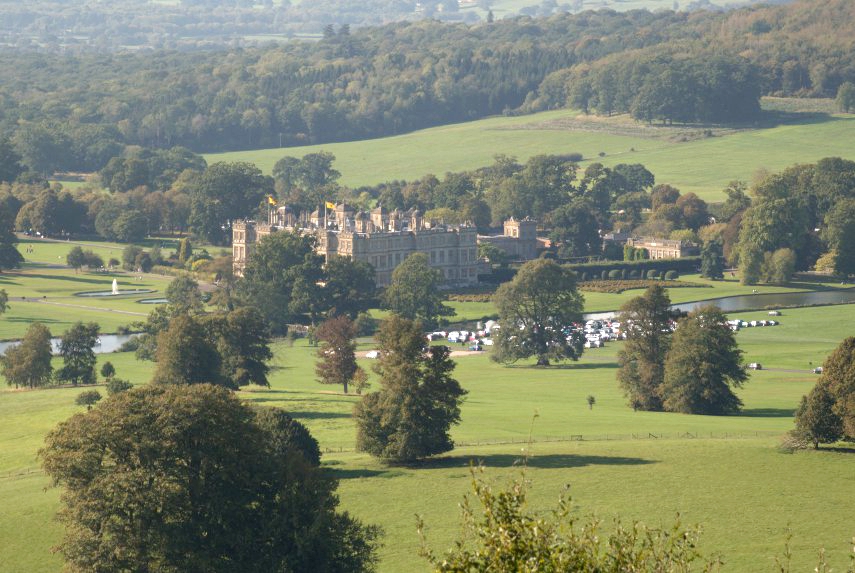 Longleat House from Heaven's Gate, Wiltshire, England, Great Britain