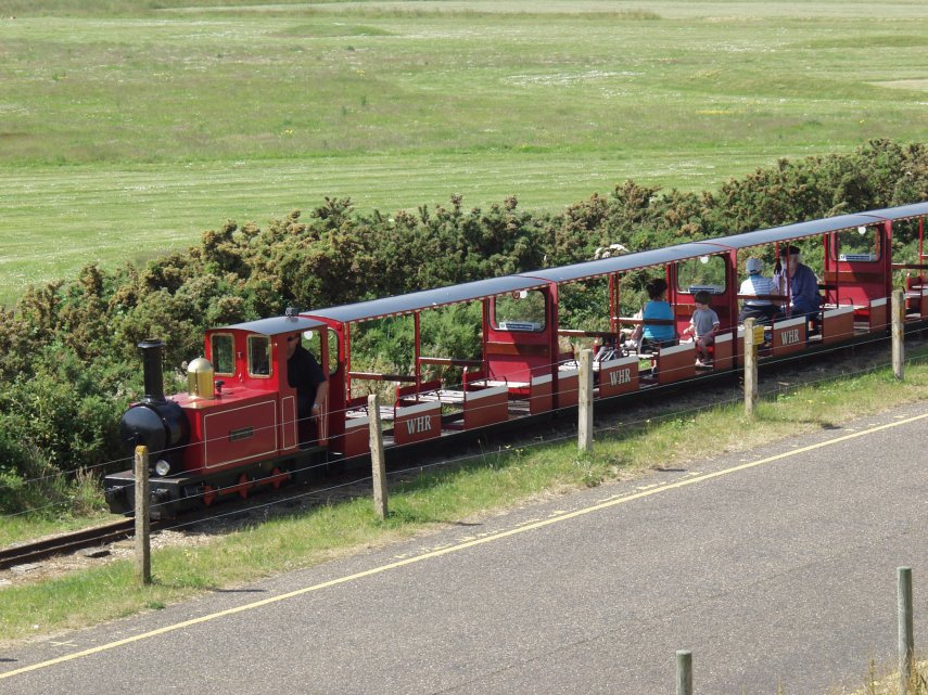 The Wells Harbour Railway, Wells-next-the-Sea, Norfolk, England, Great Britain