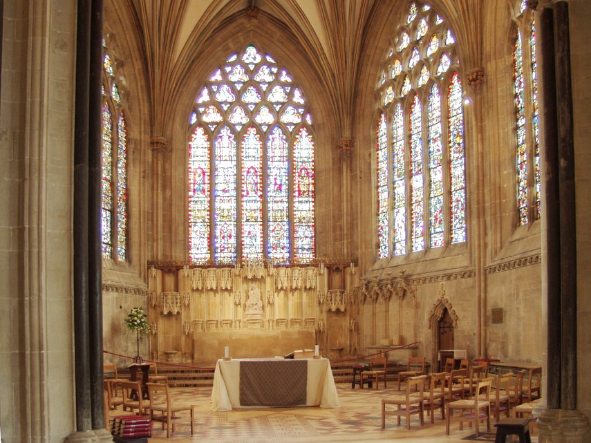 The Lady Chapel, Wells Cathedral, Wells, Somerset, England, Great Britain