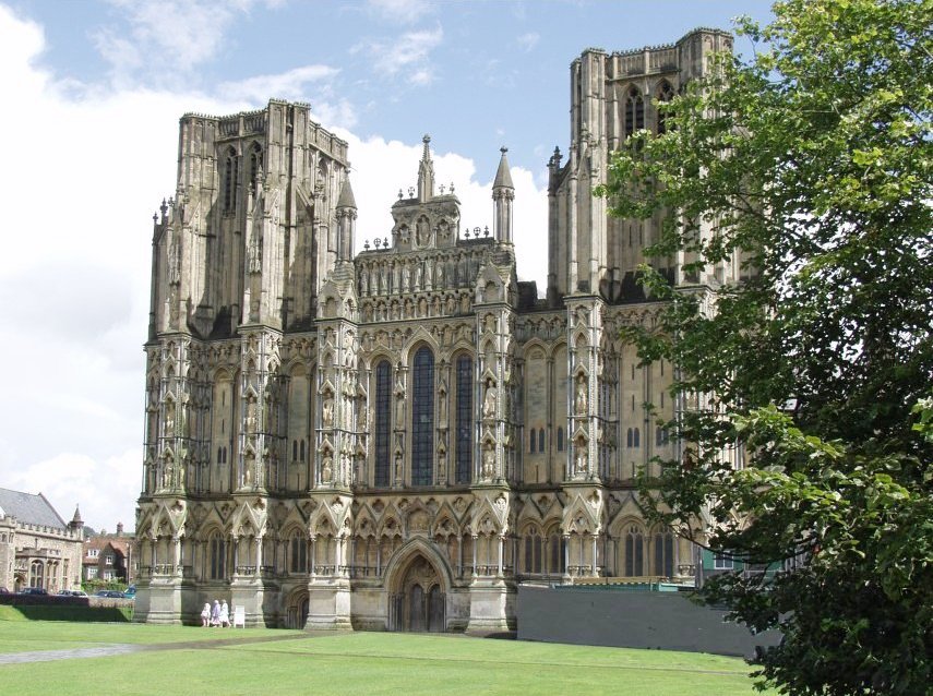 The Cathedral, Wells, Somerset, England, Great Britain